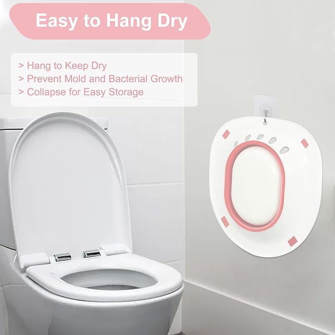 Electric Sitz Bath, Sitz Bath for Hemorrhoids, Sitz Bath for Toilet Seat - Image 6
