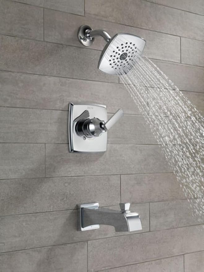 Delta Faucet Ashlyn 14 Series Single-Handle Tub and Shower Trim Kit, Shower - Image 2