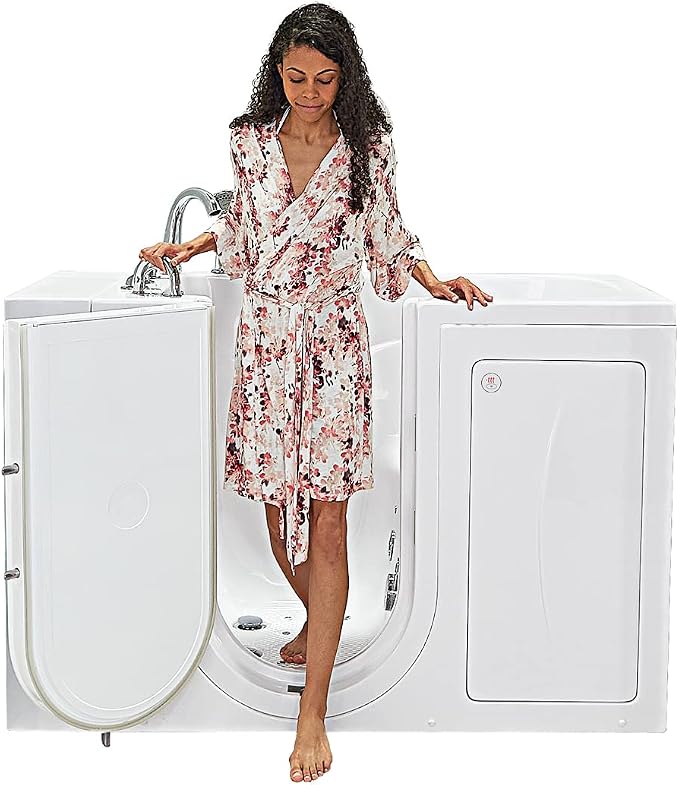 Ella Capri 30"x52" Acrylic Air and Hydro Massage and Heated Seat Walk-In Bathtub - Image 11