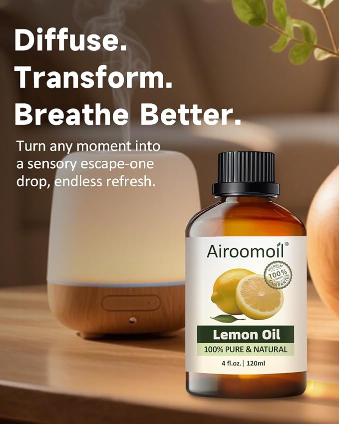 Pure Lemon Essential Oil, 100% Natural Lemon Essential Oil, Premium Grade - Image 3