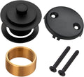 Matte Black Bathtub Drain, Lift and Turn Twist Tub Drain Trim Kit by Unknown