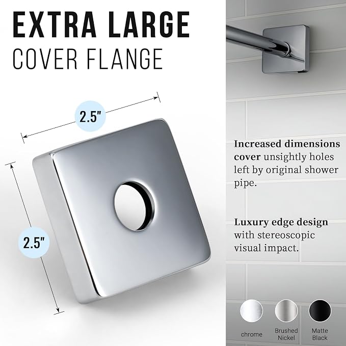 G-Promise All Metal 15.2-Inch Shower Arm - Image 3
