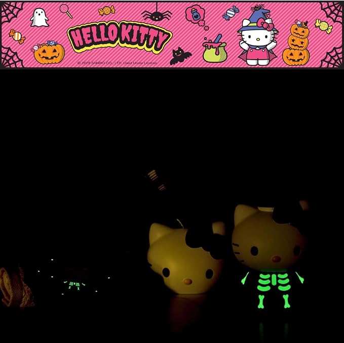 Hello Kitty Glow in The Dark Skeleton Soap/Lotion/Hand Sanitizer Resin Pump - Image 8