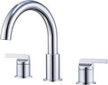 SITGES Chrome High-Arc Bathtub Faucet, Solid Brass, 2-Handle Deck Mount Tub by SITGES