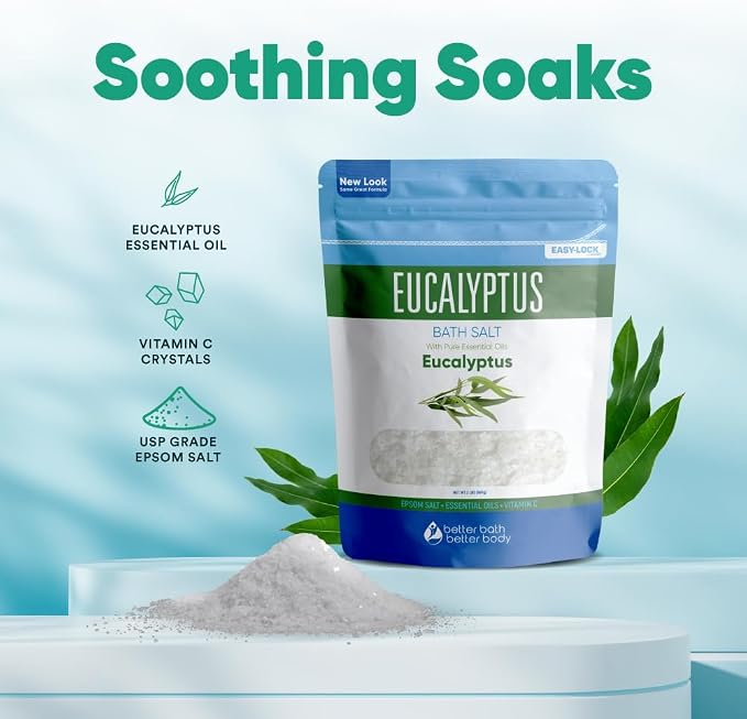 Eucalyptus Bath Salt 32 Ounces Epsom Salt - Image 7