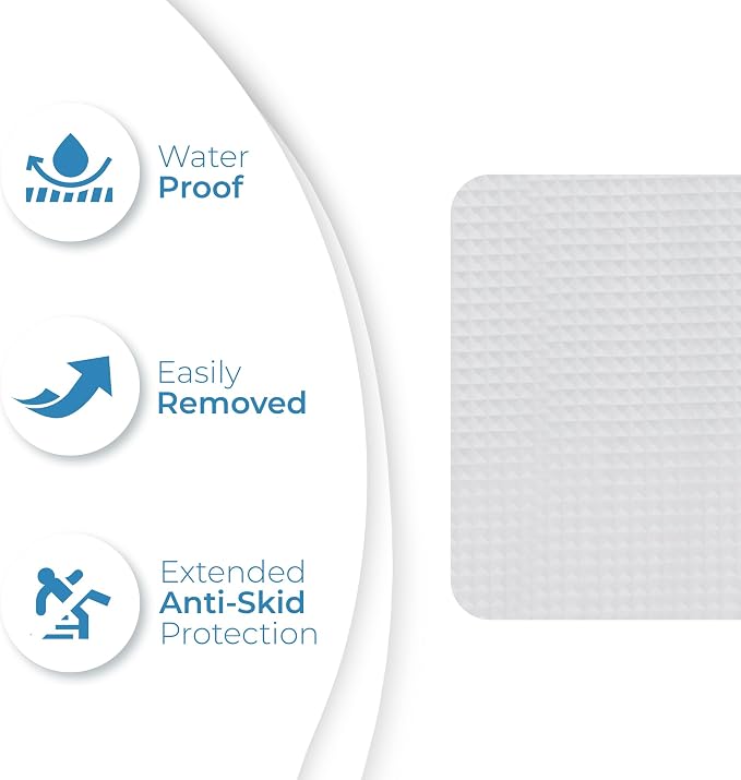 Anti Slip Shower Stickers 24 PCS, Invisible Non-Slip Shower Strips - Image 4