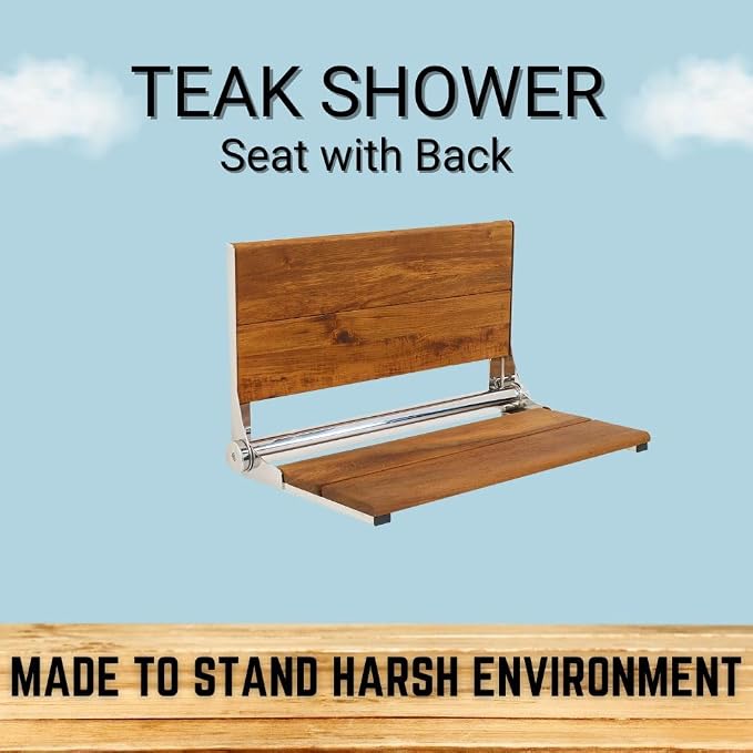 Folding Shower Seat Wall Mounted - Image 5