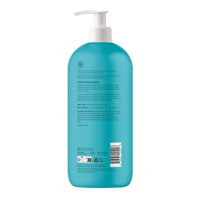 ATTITUDE Body Wash, EWG Verified Shower Gel, Dermatologically Tested, Plant and - Image 6