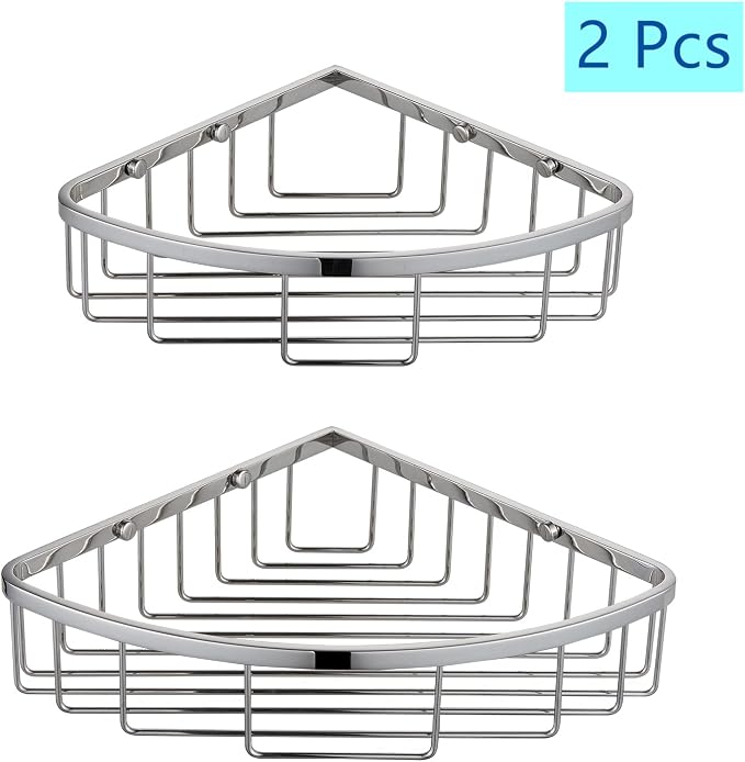 Corner Shower Caddy Organizer, SUS304 Stainless Steel Heavy Duty Rust-Proof - Image 2