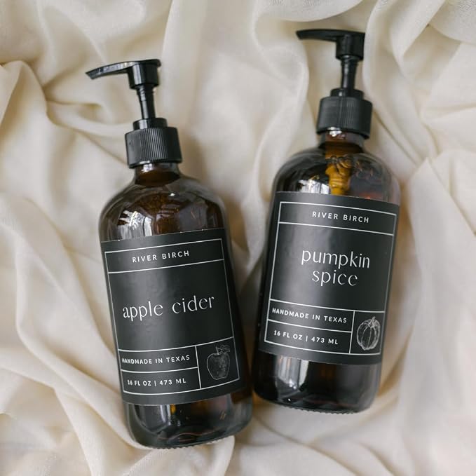 River Birch Pumpkin Spice Scented Natural Hand Soap Refill - Image 4