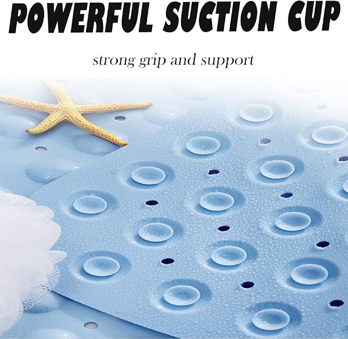 Mrcrypos Corner Shower Mats 31 x 31 Inches Bath Mat - Image 4