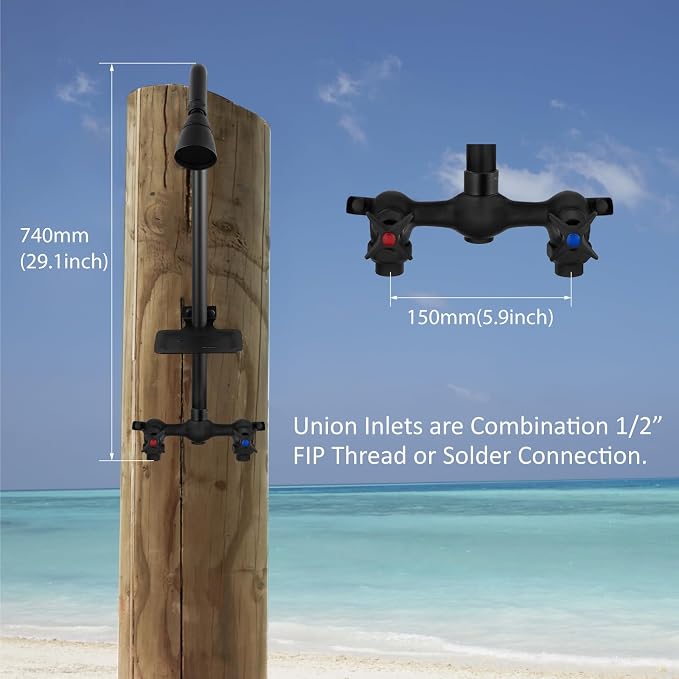 Aolemi Outdoor Shower Kit Fixtures Faucet System - Image 5