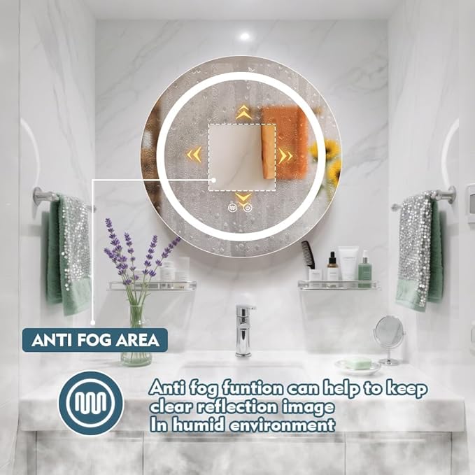 Led Round Medicine Cabinet, Bathroom Medicine Cabinet - Image 4
