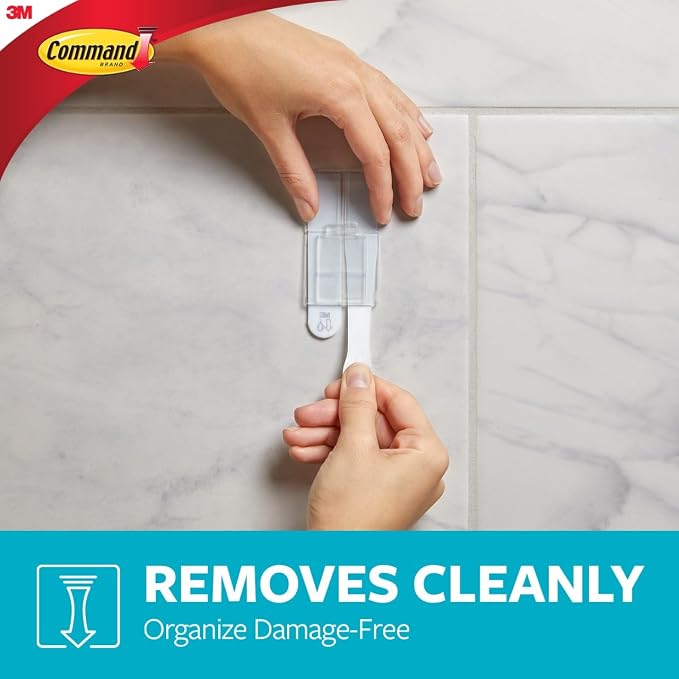 Command Soap Dish for Shower, Damage-Free Hanging, No Tools Soap Holder for - Image 6
