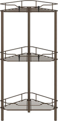 3 Tier Floor Standing Corner Shower Caddy Organizer Shelf by HuggieGems