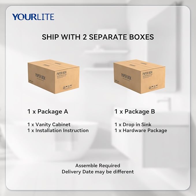 YOURLITE 30" Floating Bathroom Vanity - Image 7
