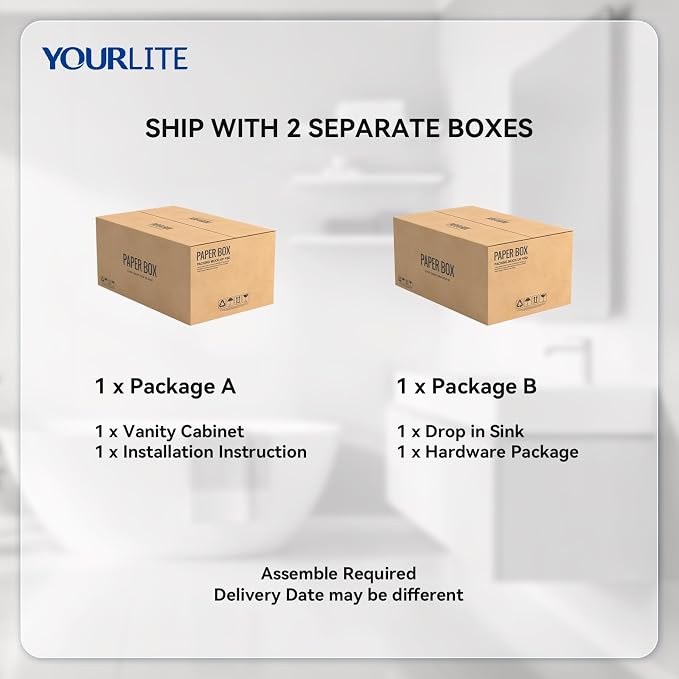 YOURLITE 30" Floating Bathroom Vanity - Image 8