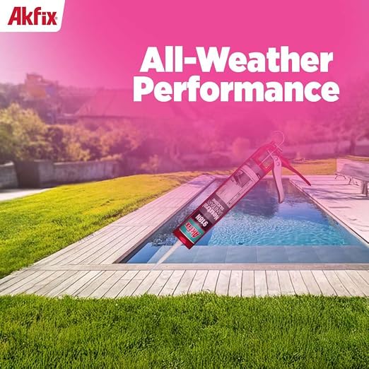 Akfix 918N White 100% Silicone Caulk - Image 6
