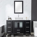 LUCKWIND 48" Bathroom Vanity Sink Combo, 24-inch Main Cabniet by LUCKWIND