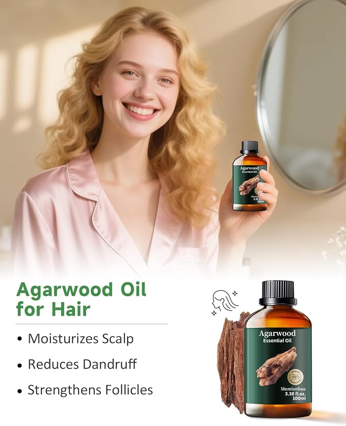 Agarwood Essential Oil, Mumianhua Natural Aromatherapy Agarwood Oil - Image 4