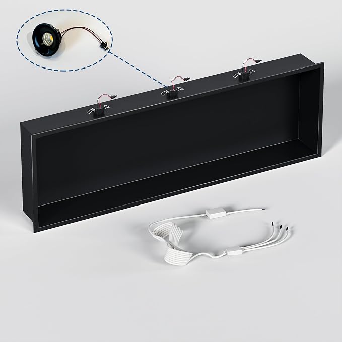 Neodrain Wall Niche with Non-dim LED Downlight - Image 7