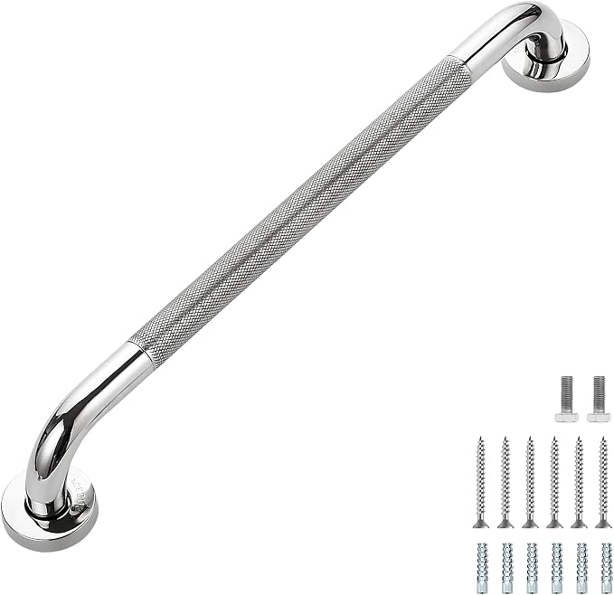 Grab Bars for Shower, 1 Pack 20-Inch Anti Slip Shower Handles for Elderly by RavinteHardware