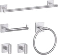 TURS Brushed Nickel 5-Pieces Bathroom Hardware Set SUS304 Stainless Steel Towel by TURS