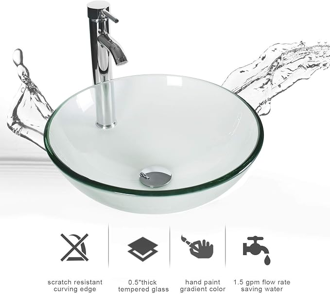 eclife 24" Modern Bathroom Vanity Sink Combo Freestanding Cabinet - Image 6