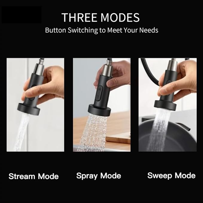 Smart Touch On Kitchen Faucet, 3 Modes Pull Down Sprayer, Sensor Activated - Image 2