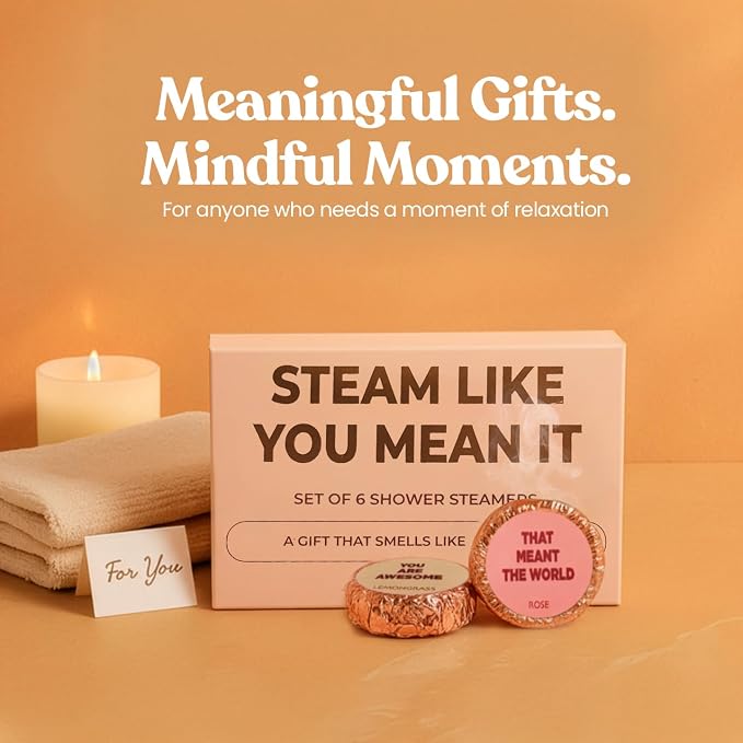 MESMOS 6 Assorted Shower Steamers Aromatherapy, Thank You Christmas Gifts - Image 9