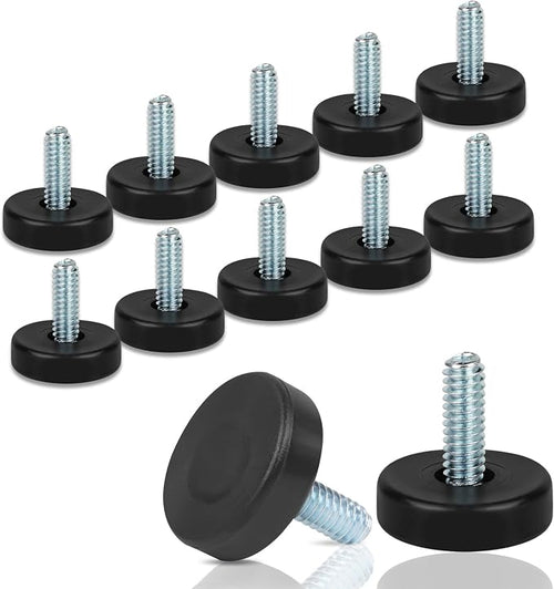 1/4" Thread Furniture Feet Levelers, Leveling Feet Screw On Furniture Glide by COIDEA