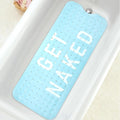 Bathtub Mat Non Slip, Get Naked Extra Long Bath tub Mat Shower Floor Mat by BathtubMat