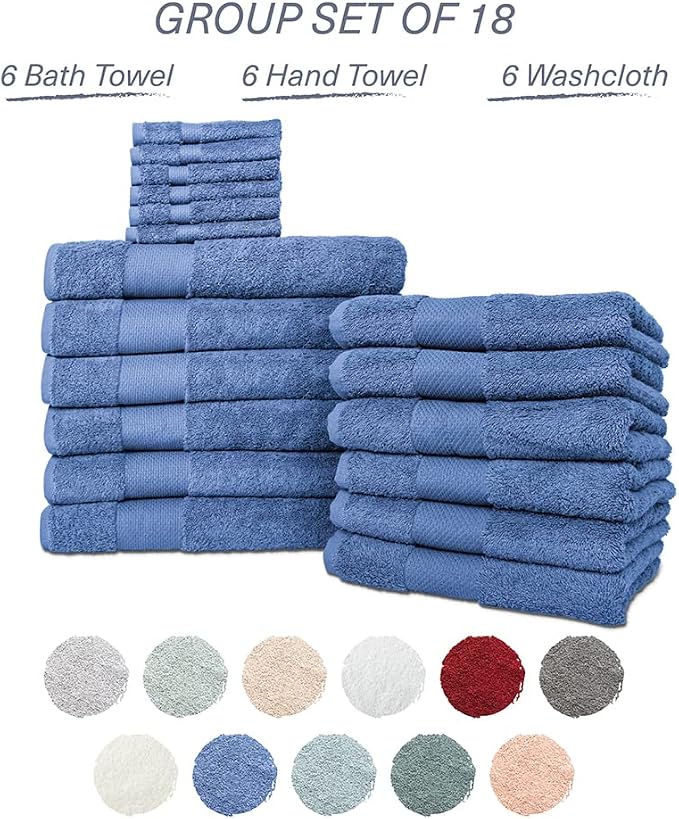 Hencely 18-Piece Bath Towel Set - Image 4