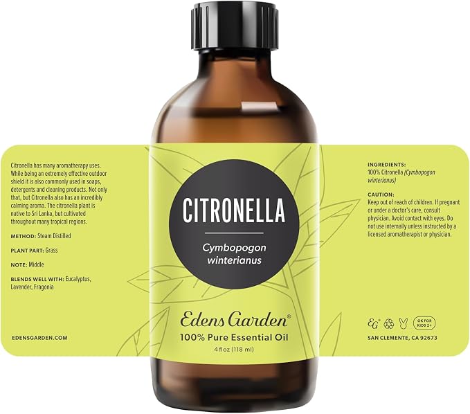 Edens Garden Citronella Essential Oil- 100% Pure Premium Grade, Therapeutic - Image 9