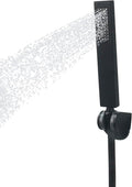 Matte Black High Pressure Handheld Shower Head by DEOLER