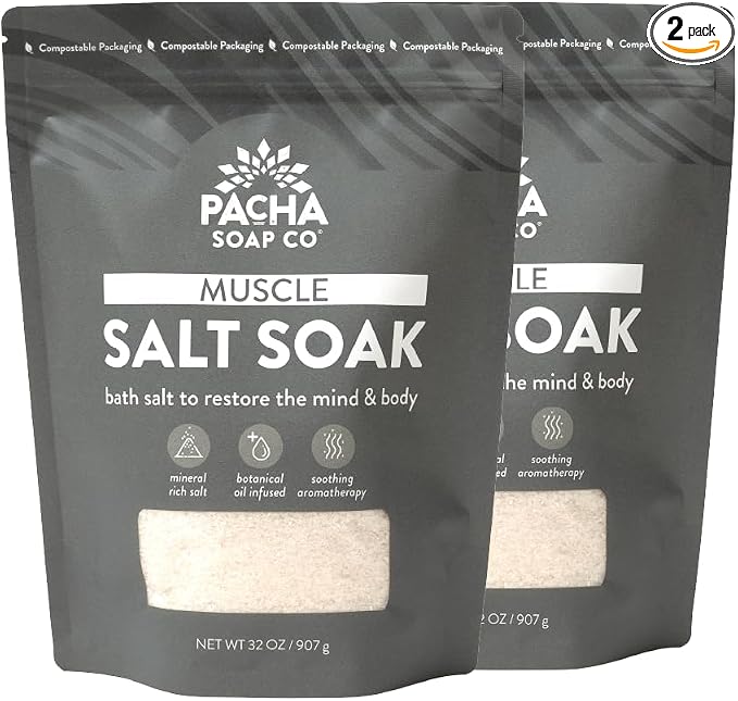 Pacha Soap Co. Muscle Salt Bath Soak by PachaSoapCo