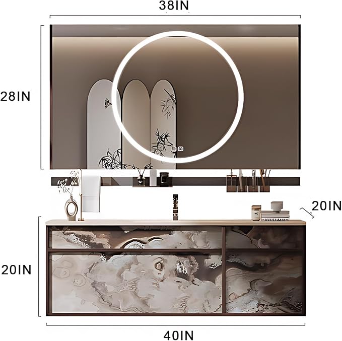 40IN Modern Bathroom Vanity - Image 2