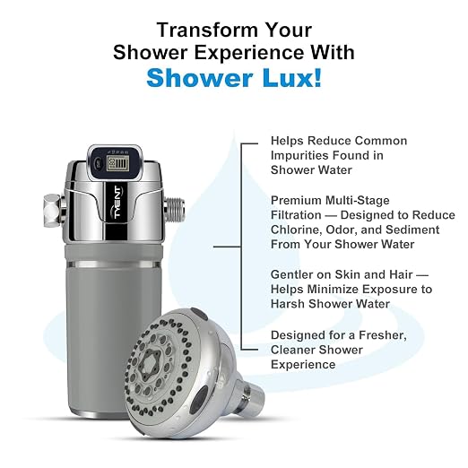 Tyent - Shower Lux Filter - High Output Showerhead Filter - Multiple Water - Image 5
