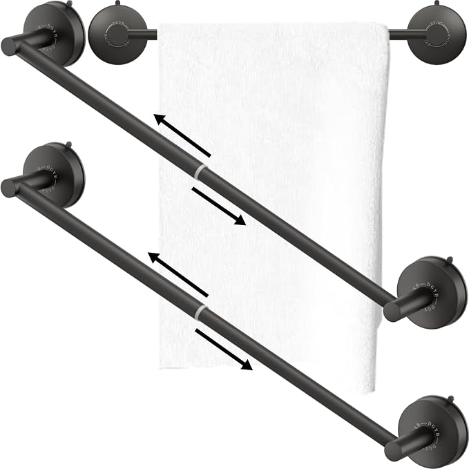 DGYB Adjustable Suction Cup Towel Bar by DGYB