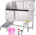 VEVOR Dog Grooming Tub, 304 Stainless Steel Pet Grooming Tub Rated 661LBS Load by VEVOR