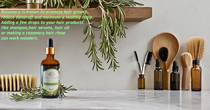 Luxurious Rosemary Essential Oil by Enhanced Essentials|Undiluted & Pure|for - Image 7