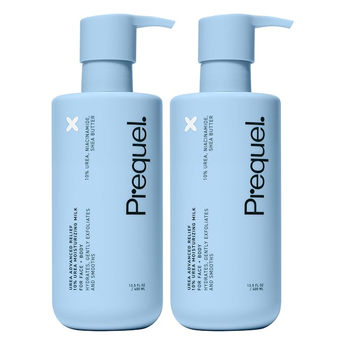 Prequel Skin Urea Advanced Relief Moisturizing Milk, 10% Urea Lotion by Prequel