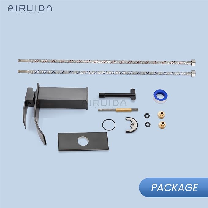 Airuida Oil Rubbed Bronze Single Handle Bathroom Sink Faucet Single Hole - Image 9