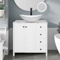 32 Inches White Bathroom Vanity by Solidee
