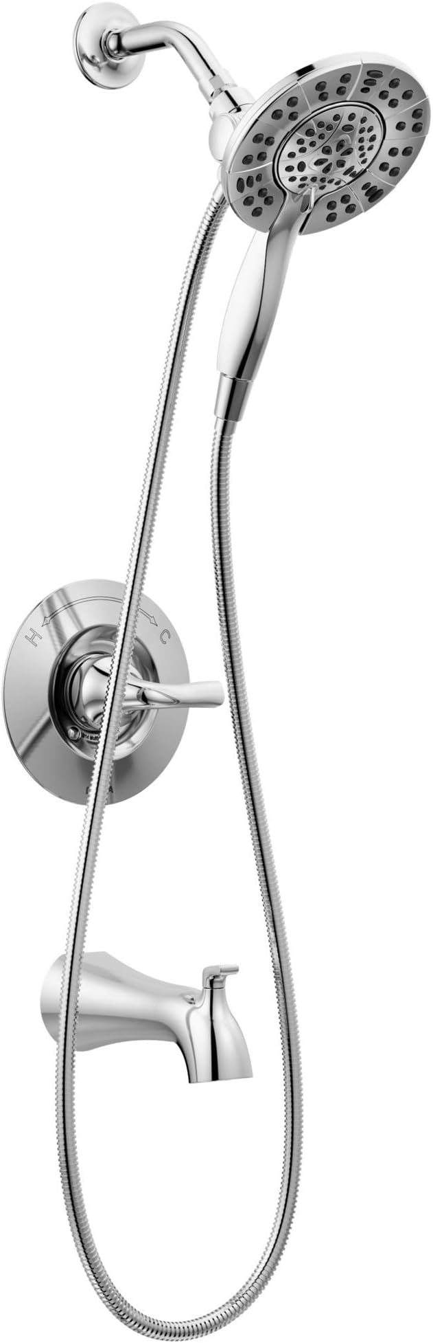 Delta Arvo 14 Series Chrome Bathtub Shower Faucet Set by DeltaFaucet