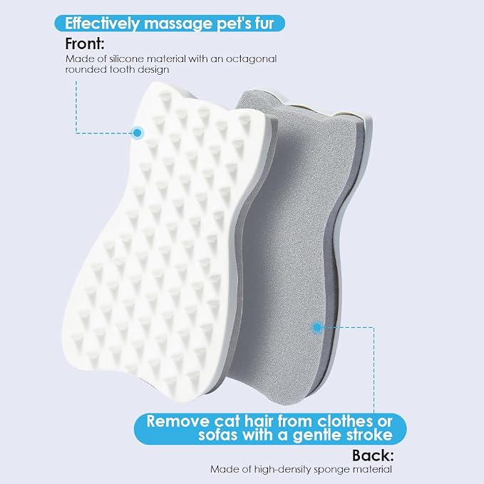 Mooncat Waterless Cat Shampoo+Cat Brush, Licking Safe Dry Shampoo - Image 8