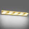 Modern LED Bathroom Lights Fixtures, Metal Gold Acrylic Wall Lighting, Vanity by JZEKVN