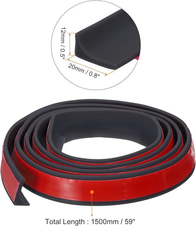uxcell 59 Inch Collapsible Shower Barrier Stopper Water Splash Guard Blocker - Image 2