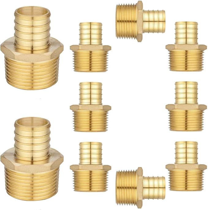 Lidertik PEX Fittings 1 Inch Male NPT Adapter by LidertikWaterHammerArrestor