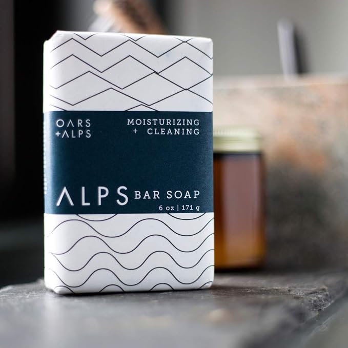 Oars + Alps Shea Butter & Jojoba Oil Exfoliating Bar Soap - Image 5